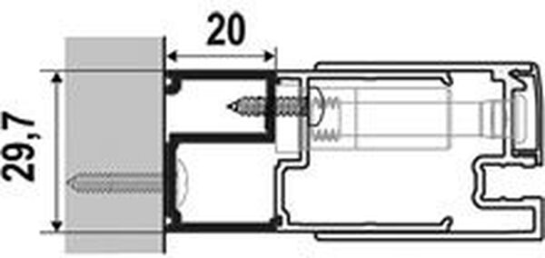 Profil &eacute;largissement Alterna costa Noir mat image number 0