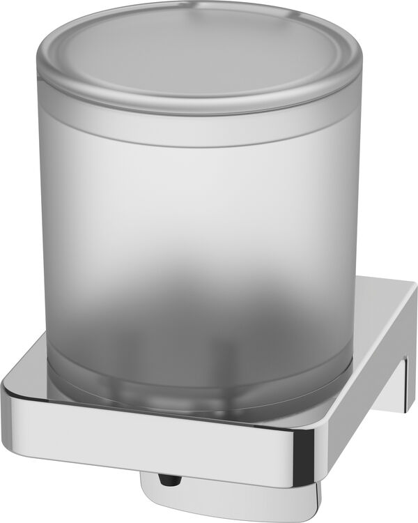 Distributore di sapone Alterna direta, modello a parete, recipiente in Tritan opaco rotondo, image number 0