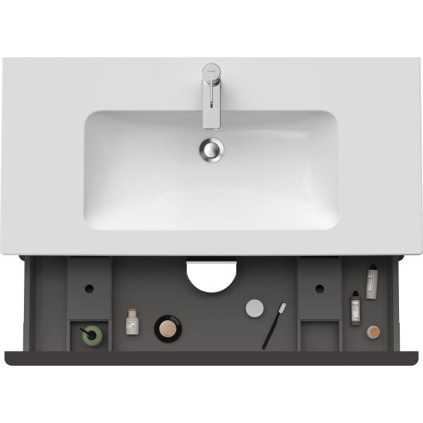 Armadio sottolavabo Duravit D-Neo bianco opaco image number 4