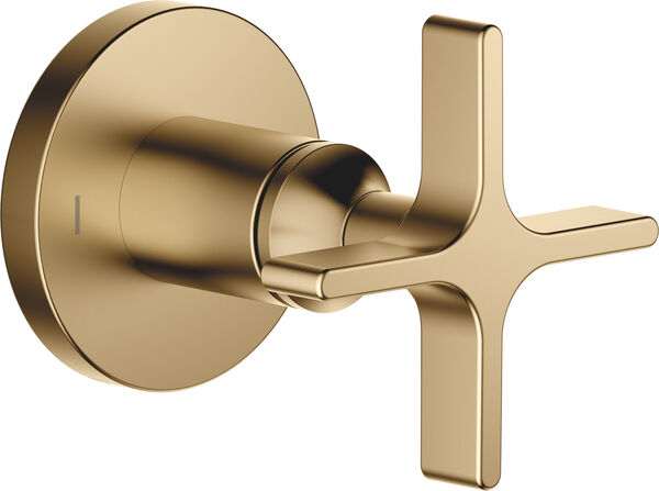 Inverseur à 2 voies Dornbracht Vaia Dark brass brossé image number 0