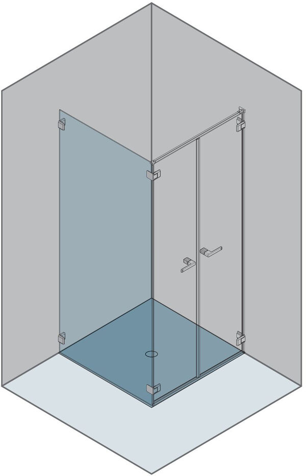 Porta laterale Duka Gallery 3000 New, 102,1 - 120 cm image number 0