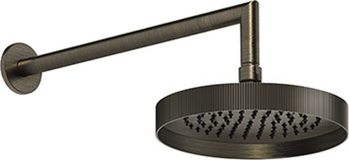 Pomme de douche avec effet pluie Gessi Ingranaggio &frac12;" Aged bronze