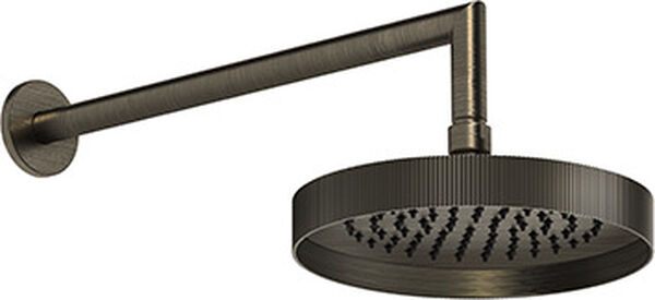 Soffione ad effetto pioggia Gessi Ingranaggio &frac12;", con fissaggio murale, profondit&agrave; 342 mm, &Oslash; 218 image number 0