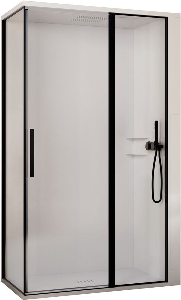 Douche &agrave; vapeur Ronal Skyfall Shower Noir mat image number 0