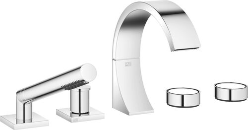 Garniture de remplissage de baignoire Dornbracht Cyo, 5-trous Chrom&eacute;