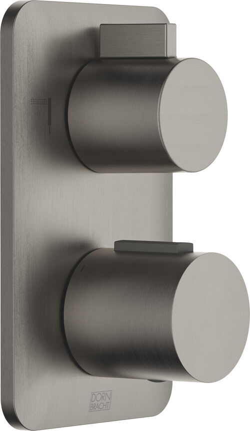 Miscelatore termico-set di montaggio finale Dornbracht Liss&eacute; Dark platino opaco