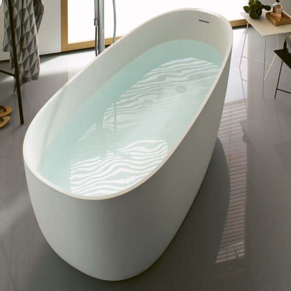 Baignoire Alterna ela - à pose libre 170 x 75 cm Blanc mat image number 2