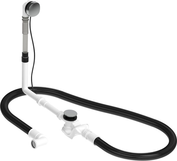 Garniture de baignoire Duravit Quadroval Chrom&eacute; image number 0