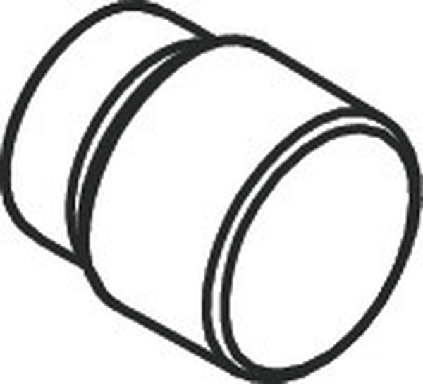 Poignée excentré seul Hansgrohe Finoris Noir mat image number 0