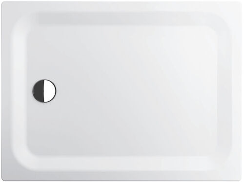 Duschenwanne Schmidlin Zargen, 120 x 80 x 3,5 cm weiss Cleaneffekt Gleitschutz Antigliss Pro