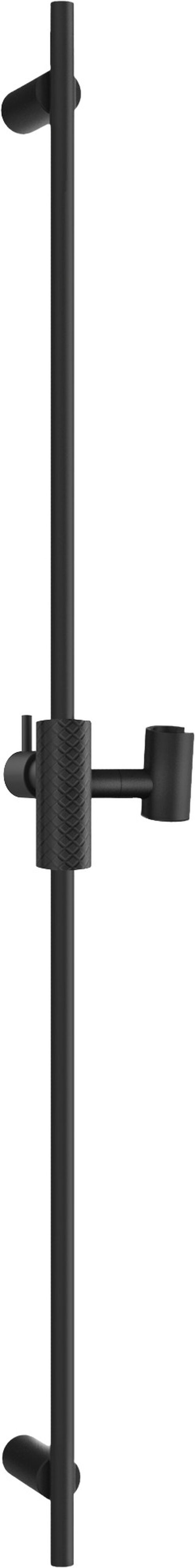 Glissi&egrave;re de douche Gessi Habito Noir mat Intreccio