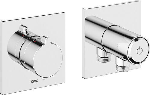 M&eacute;langeur de douche-set de montage final KWC Homebox Chrom&eacute;