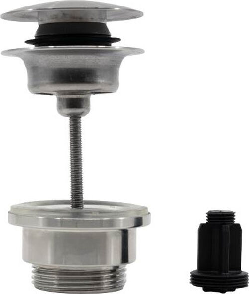 Soupape d'écoulement KWC push-open 1¼" Couleur acier inoxydable Soupape d'écoulement KWC push-open 1¼" Couleur acier inoxydable