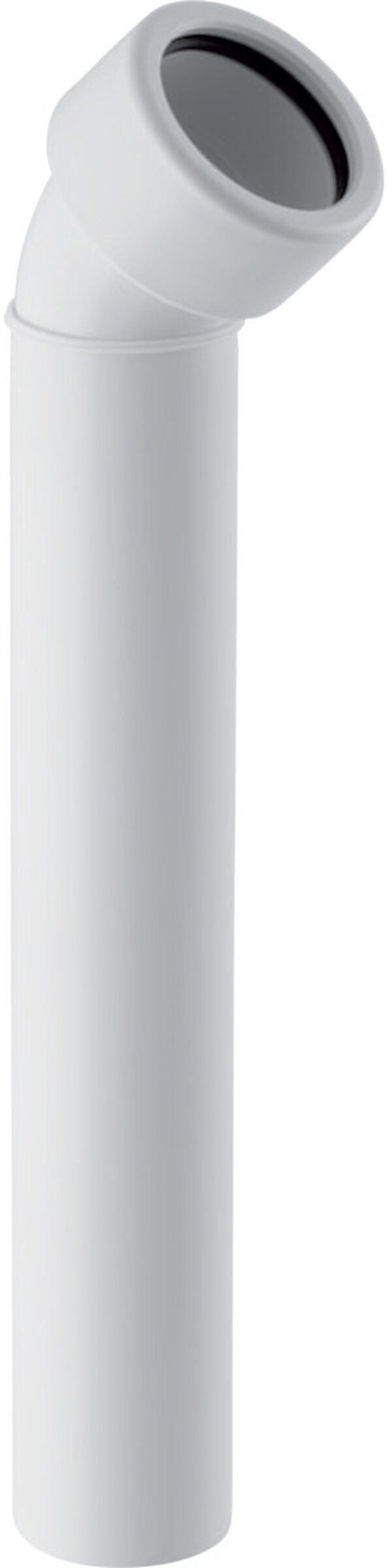 Anschlussbogen 45&deg; Weiss image number 0