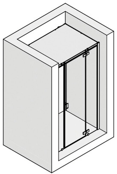 Douche à vapeur Hoesch Sense Perience Blanc Verre clair EverClean
