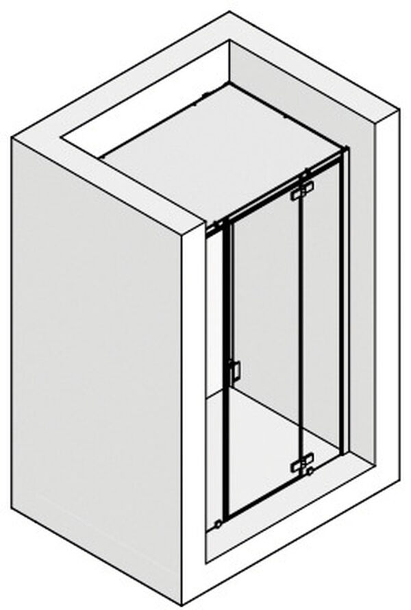 Douche à vapeur Hoesch Sense Perience Blanc Verre clair EverClean image number 0