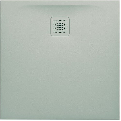 Duschwanne Laufen Pro Superflach 80 x 80 cm Hellgrau matt