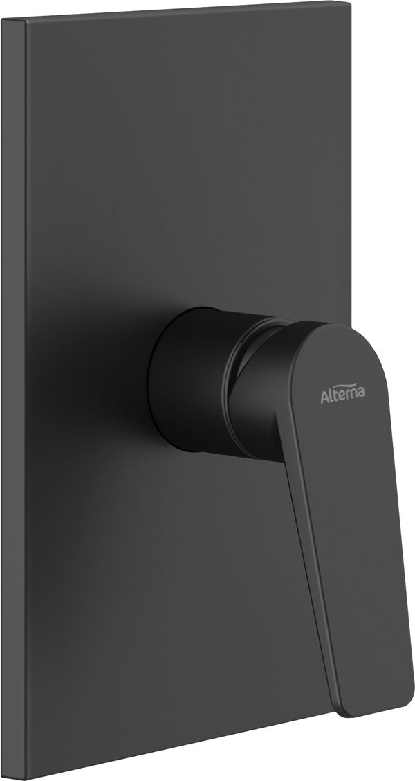 Duschenmischer-Endmontageset Alterna ni&ugrave; Schwarz matt image number 0