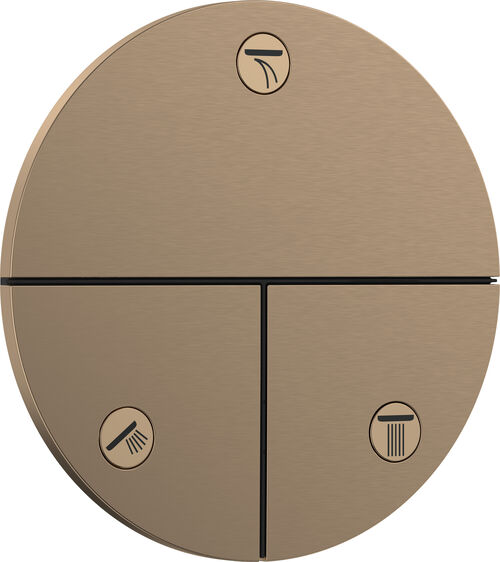 Syst&egrave;me de douche Hansgrohe Shower Select Comfort S Brushed bronze