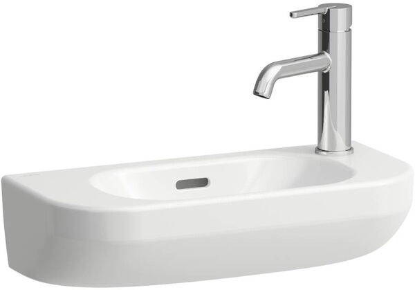 Handwaschbecken Laufen Lua 50 x 23 cm Weiss Cleaneffekt image number 0