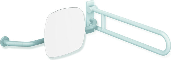 Rückenstütze Hewi 801 Lichtgrau Lehne Signalweiss image number 0