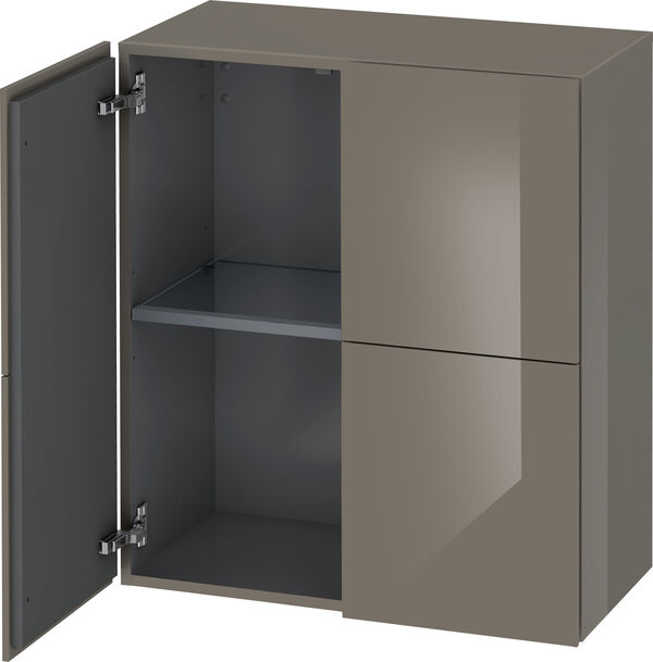 Seitenschrank Duravit L-Cube flannel grey hochglanz image number 0