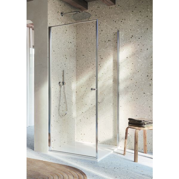 Seitenwand Duka Multi-S 4000 new silber hochglanzeloxiert Echtglas klar ProCare image number 1