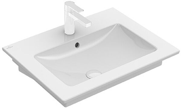 Auflegewaschtisch Venticello 60 x 50 cm Weiss Cleaneffekt image number 0