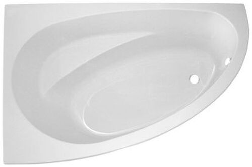 Eckbadewanne Duscholux Malaga 460, Einbau 155 x 105 cm Weiss