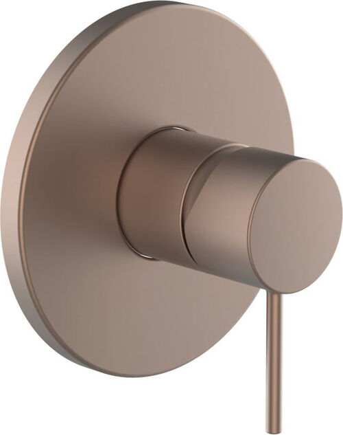 Duschmischer-Endmontageset Laufen Twinplus Slim Rosengold geb&uuml;rstet PVD basis chrom