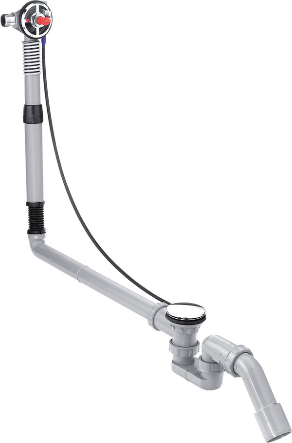Wanneneinlaufgarnitur hansgrohe Exafill S für Grosswannen Kabellänge 78 cm image number 0