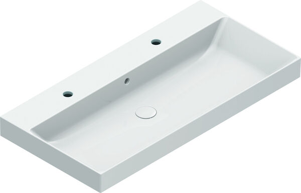 Waschtisch Catalano Zero 100 x 50 cm Weiss Cleaneffekt image number 0