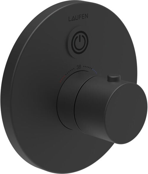 Miscelatore termostatico da doccia Laufen ad incasso Nero titanio opaco PVD