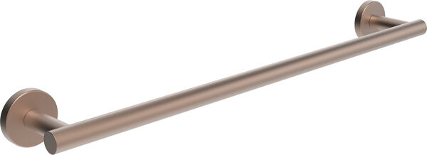Barre &agrave; linge de bain Laufen Niara Or rose PVD bross&eacute; base chrome image number 0