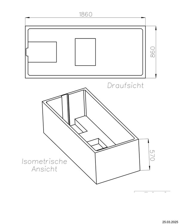 Badewannentr&auml;ger Schedel image number 1