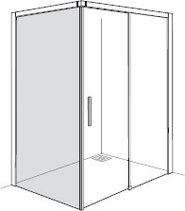 Seitenwand Alterna liva Finox Echtglas klar CareTec Pro image number 0