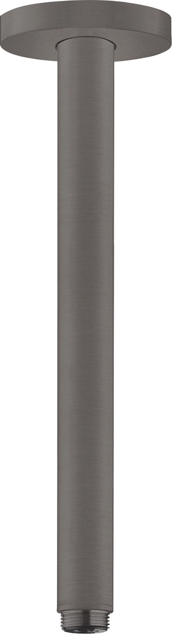 Deckenanschluss Hansgrohe S ½" brushed black chrome image number 0