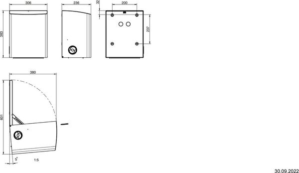 Handtuchrollenspender Pura Inox Edelstahl matt image number 1