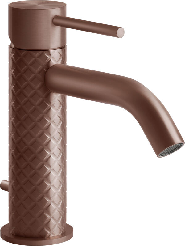 Miscelatore monocomando Gessi 316, piletta di scarico, bocca fissa, s 123 mm, versione con image number 0