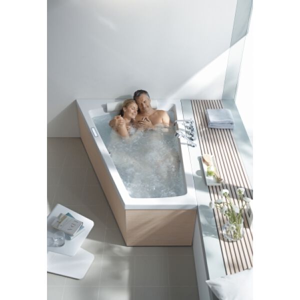 Baignoire d'angle Duravit Paiova blanc image number 3