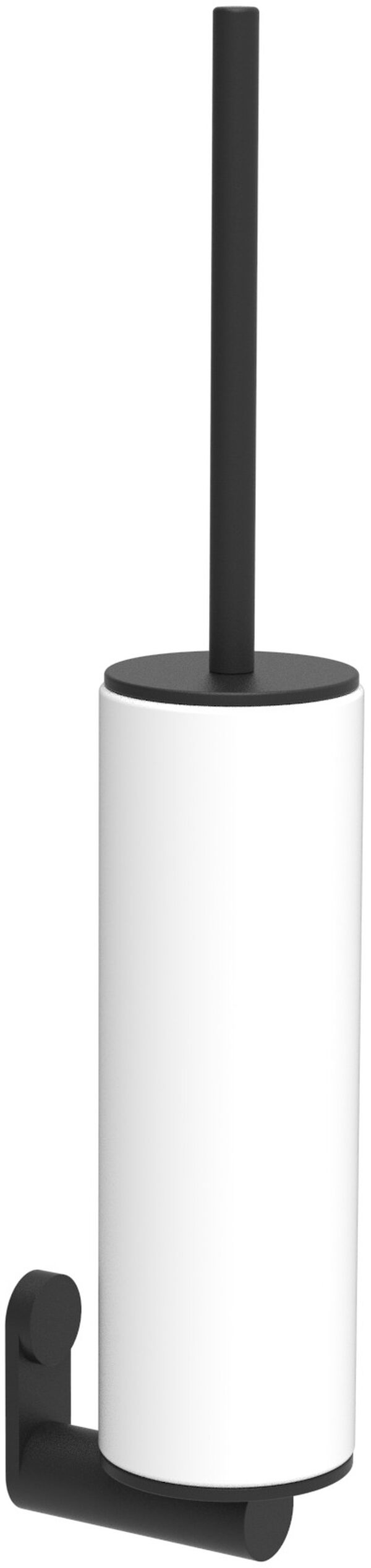 Portaspazzola Gessi 316, supporto in corian satinato bianco, modello a parete image number 0