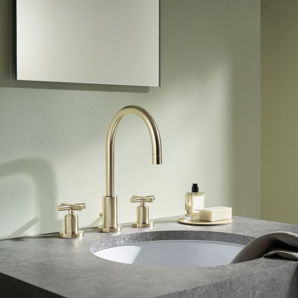 Dreilochbatterie Dornbracht Tara. Dark Chrome image number 2