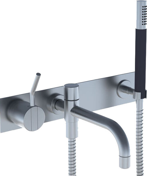 Bademischer-Endmontageset Vola Schwarz matt