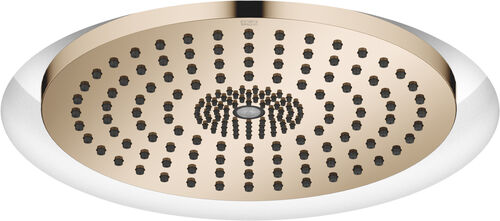 Regenbrause Dornbracht mit Licht Champagne