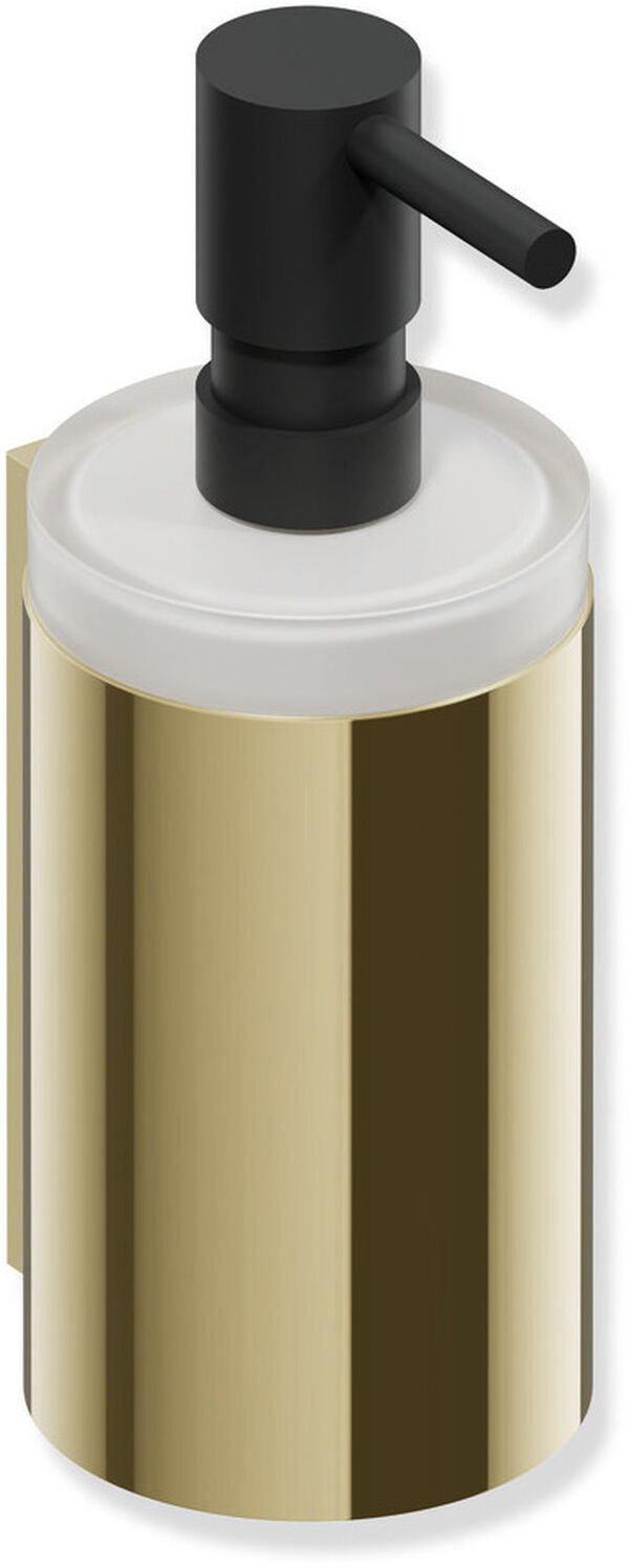 Distributeur de savon Hewi System 162 Laiton brillant T&ecirc;te de pompe noir mat image number 0