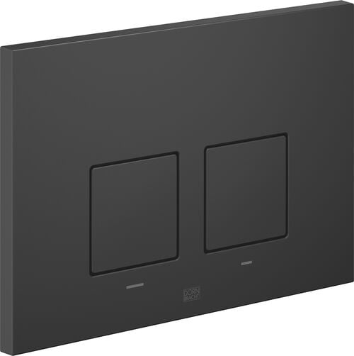 Bet&auml;tigungsplatte Dornbracht Schwarz matt