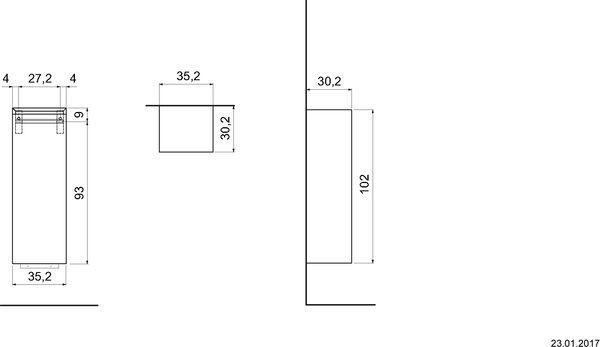 Armoire lat&eacute;rale Alterna universale plus Gris ombra image number 1
