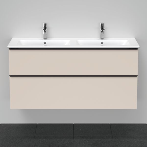 Meuble sous-lavabo Duravit D-Neo Taupe mat image number 2