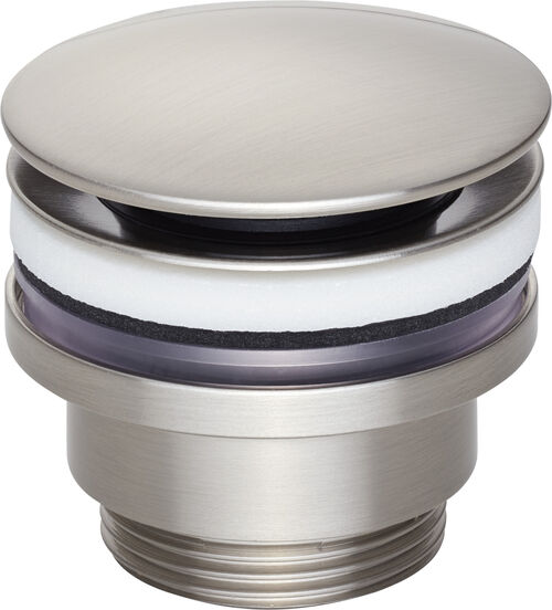 Soupape d'&eacute;coulement ClickClack Nickel brushed