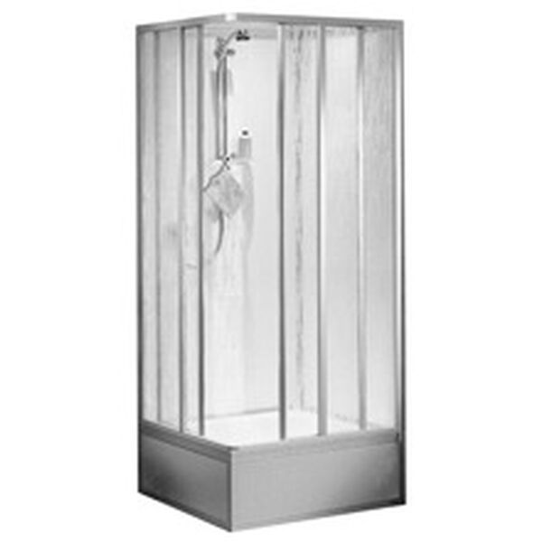 Cabina da doccia Rothalux Exclusive, 84.5 x 84.5 cm alt. 206 cm (non assemblata) vasca da doccia in acciaio image number 0